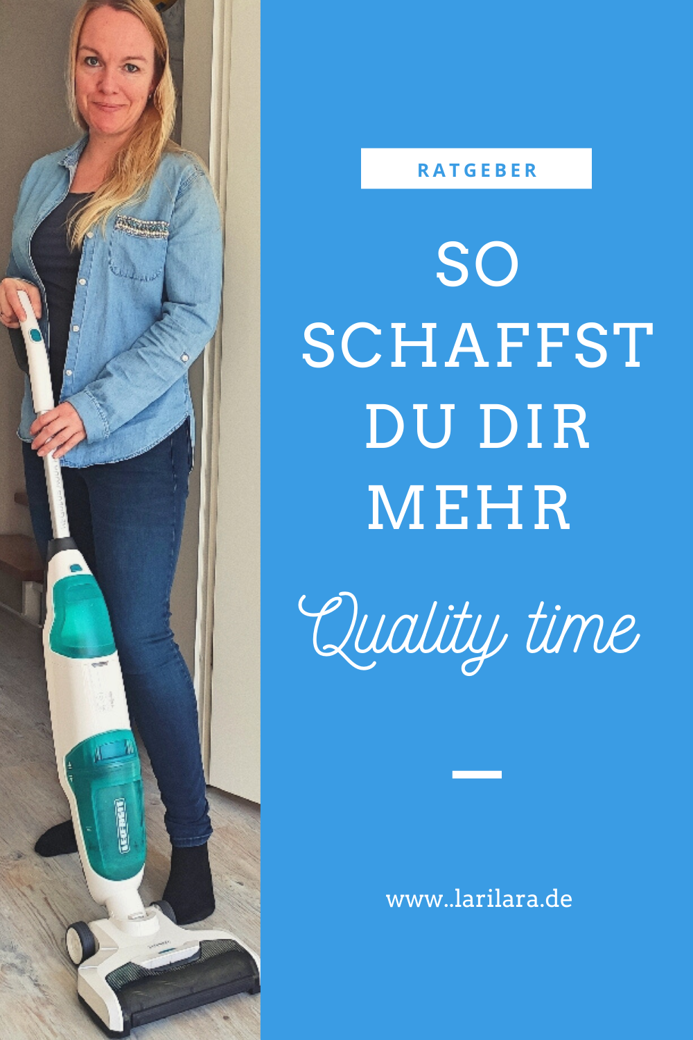 Leifheit Akku-Saugwischer für mehr Quality Time