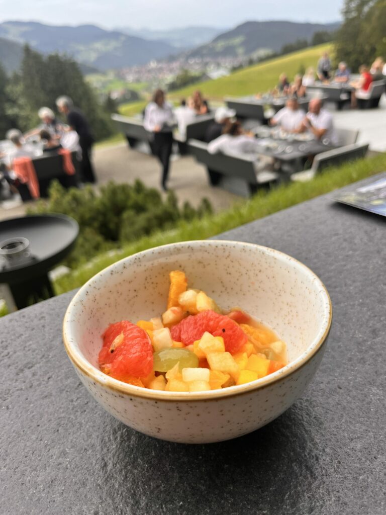 Bergfrühstück im Haubers Naturresort